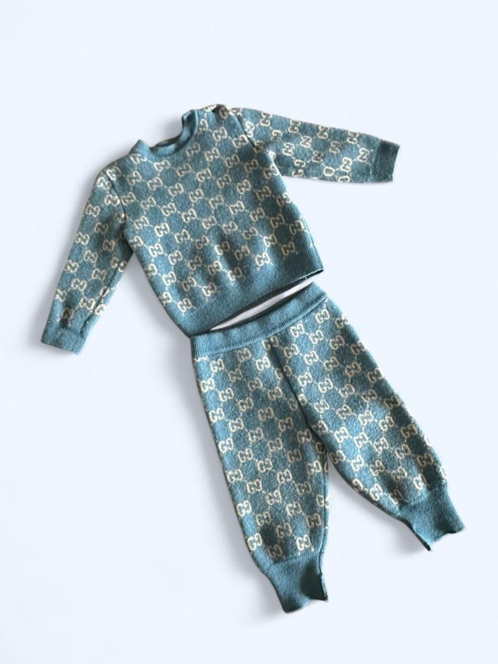 Gucci Blue signature GG motif set